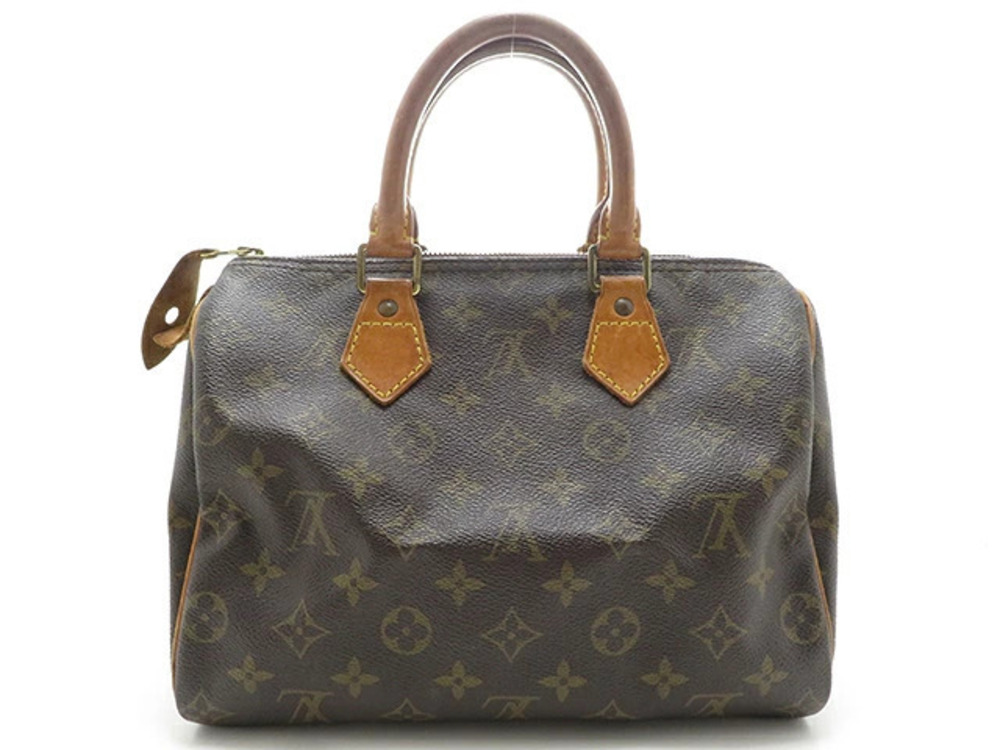 Louis Vuitton Monogram Handbag Speedy Brown